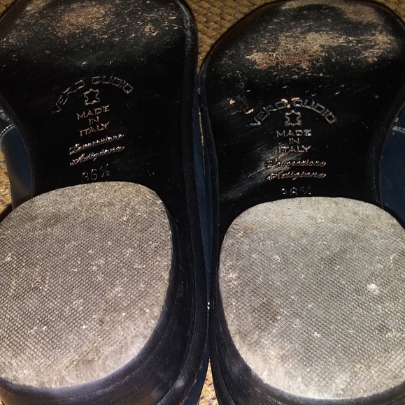 Luca Grossi per Carucci Shoes Women's Blue Leather Loafers Made in Italy - Picture 12 of 13